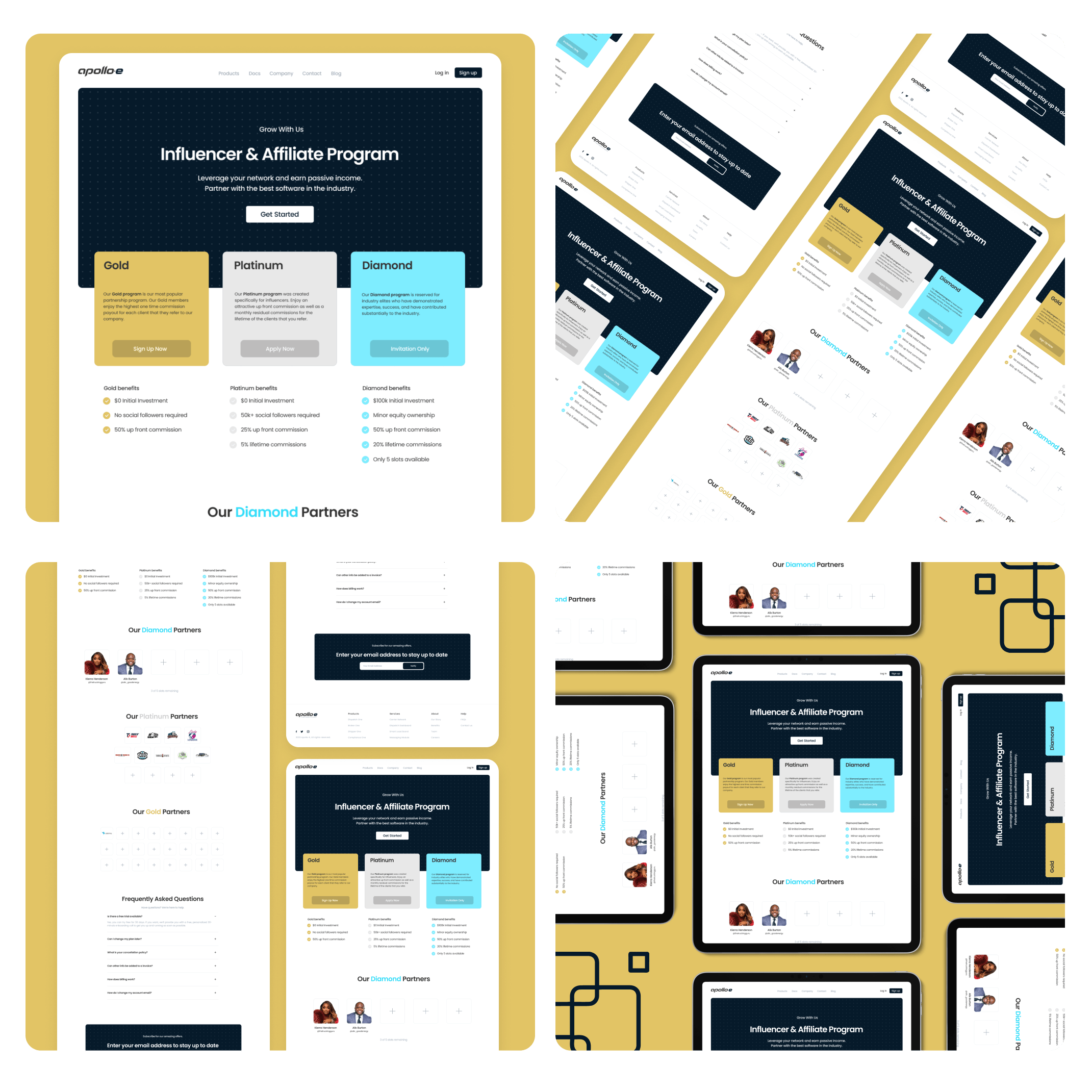 Apolloe — Branding · Web Design · Web Development