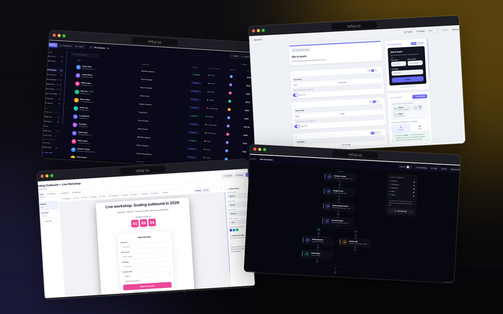 Nrtur — SaaS · Web Development